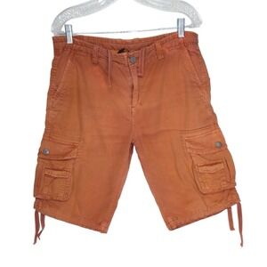 FUHAO Cargo Shorts Men's Size 32 Salmon Coral Gorpcore‎ Grunge Style Skater